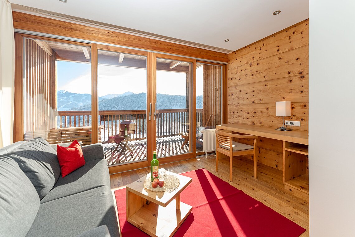 Ramsauhof Suite Ramsau Wohnbereich © Christine Höflehner