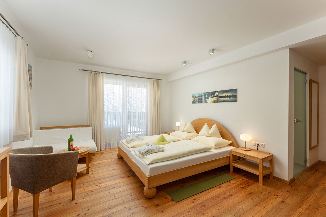 Ramsauhof Doppezimmer Kulm Schlafzimmer © Christine Höflehner